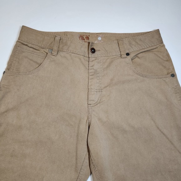 Mountain Hardwear Mens Khaki Stretch Canvas Pants 34x28 Outdoor Hiking - Picture 5 of 9